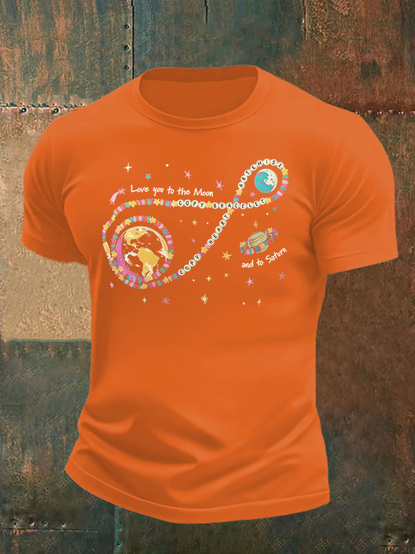 Men's Fun Planet Print T-Shirt