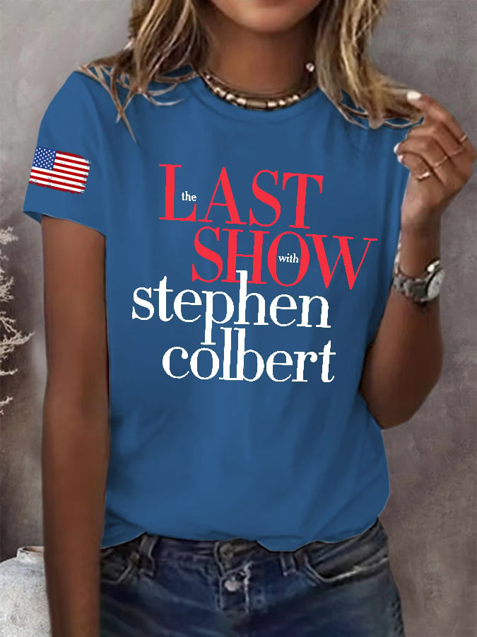 Retro Last Show Print T-Shirt