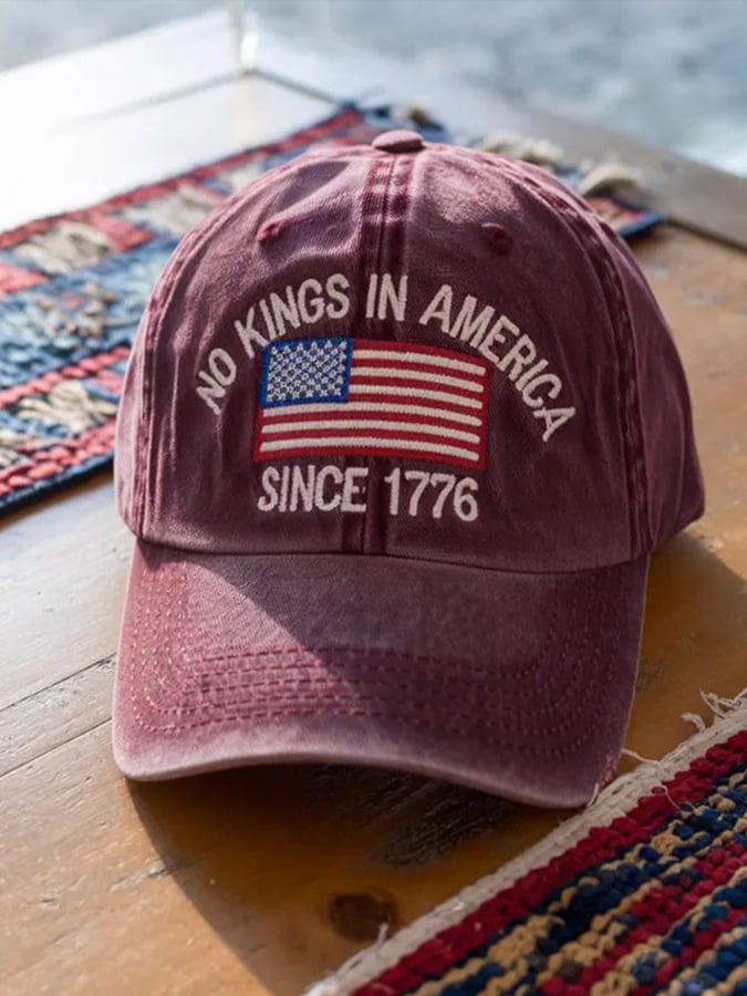 🔥Buy 3 Get 15% Off🔥No Kings In America Print Baseball Cap