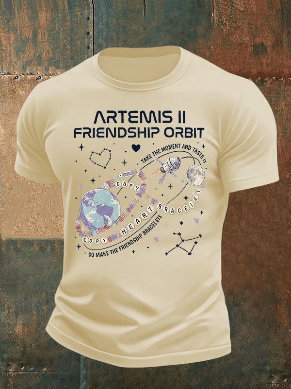 Men's Fun Planet Print T-Shirt