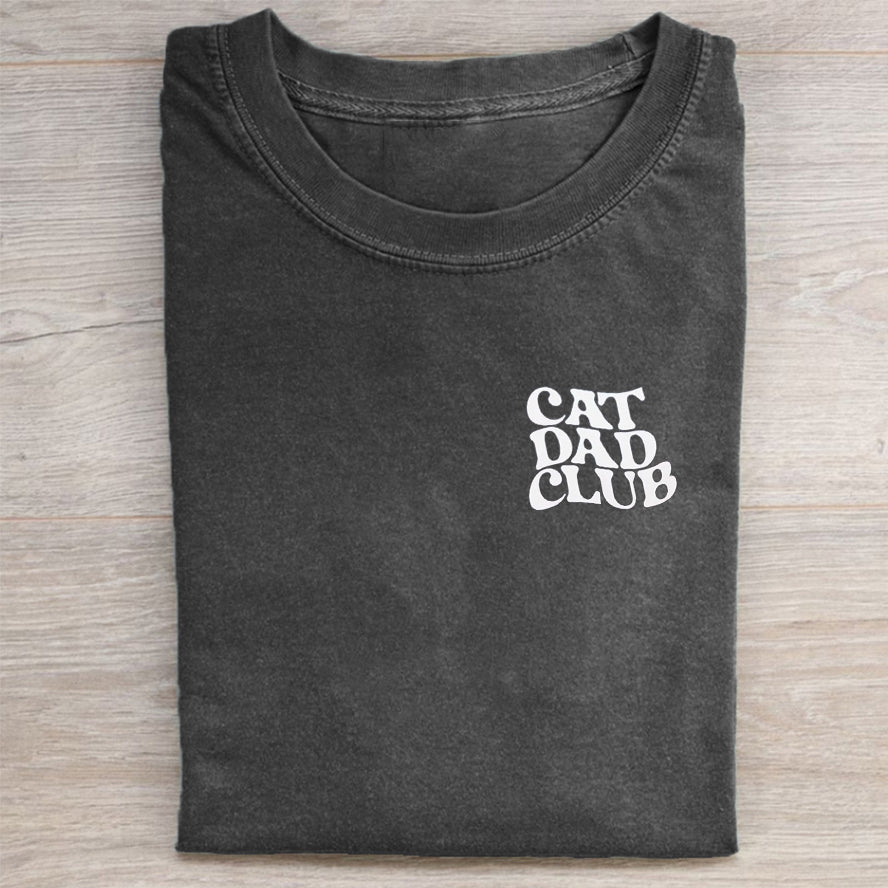 Cat Dad Club T-shirt