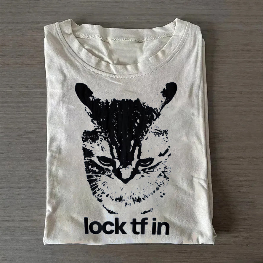 Lock TF In Cat T-shirt