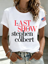 Retro Last Show Print T-Shirt