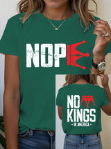 🔥Buy 3 Get 15% Off Women's  No Kings In America T-Shirt