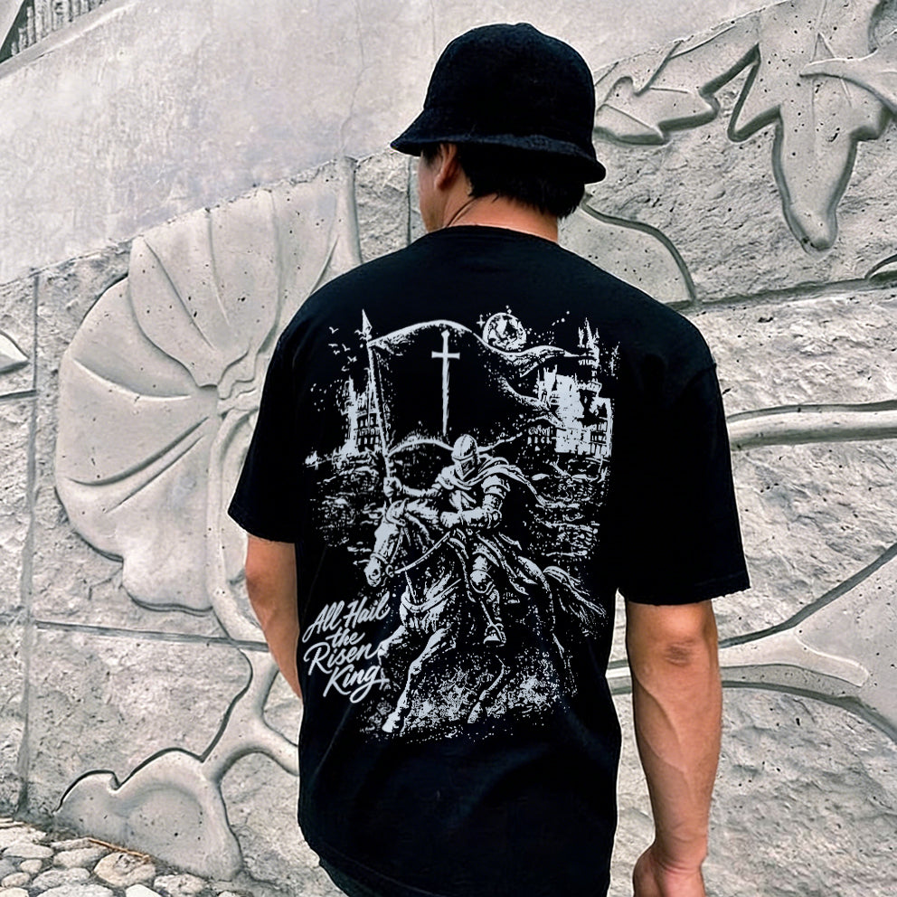 All Hail The Risen King Printed Men's T-shirt