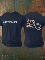 Men's  Fun Planet Print T-Shirt