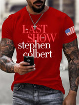 🔥Buy 3 Get 15% Off🔥Men's Retro Last Show Print T-Shirt