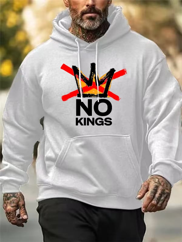 🔥Buy 3 Get 15% Off Men's  America has No Kings Printed Casual  Hoodies