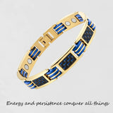 Inlaid color energy bracelets