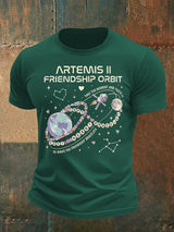 Men's  Fun Planet Print T-Shirt
