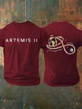 Men's  Fun Planet Print T-Shirt