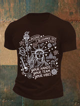 Men's Pledge Allegiance To Your Hands Your Team Your Vibes Shirt