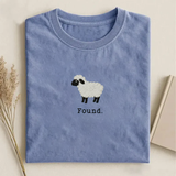 Christian Psalm 23 Lamb Embroidered T-shirt