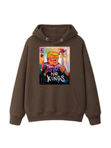 Unisex  No Kings In America Print Casual  Hoodie