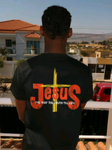 Jesus. The Way The Truth The Life Printed Men's T-shirt