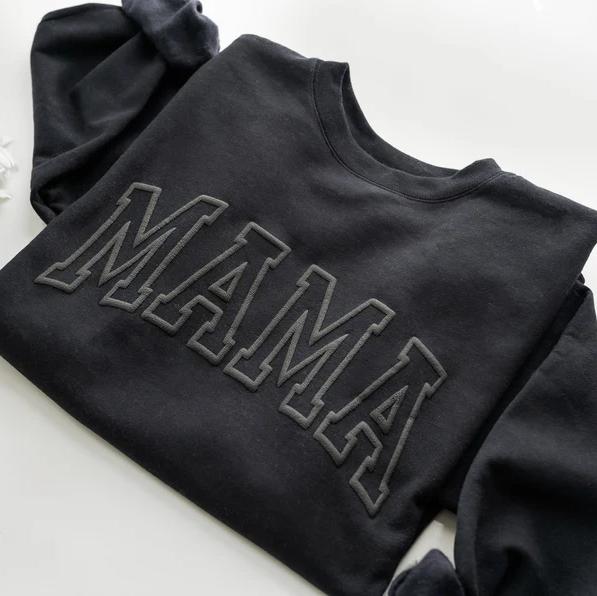 Personalized Puff Mama Sweatshirt Christmas Gift For Mom