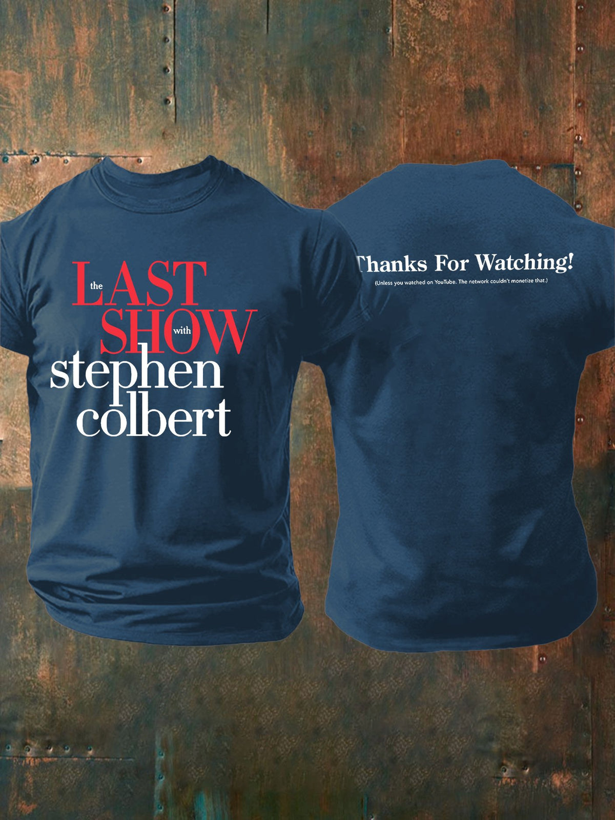 Men's Retro Last Show Print T-Shirt