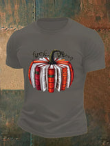 Men's  Fall Book Pumpkin DTF transfer - FDT, Fall Aesthetic print  T-Shirt