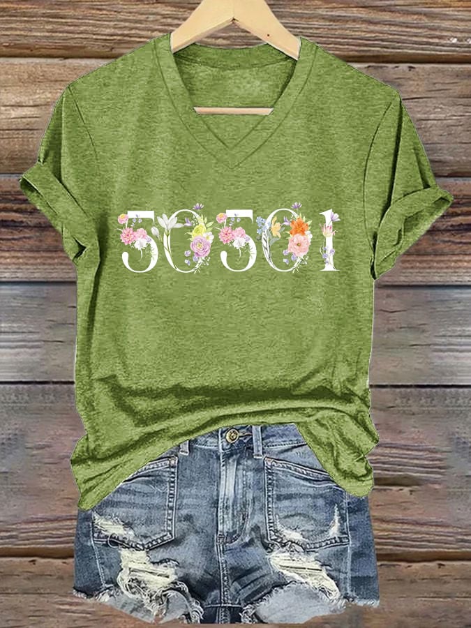🔥Buy 3 Get 15% Off🔥Women's 50501 Print T-Shirt