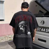 Strength Psalm 46:1 Philippians 4:13 Isaiah 40:29-31 Printed Men's T-shirt