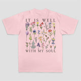 It Is Well With My Soul Printed Women's T-shirt