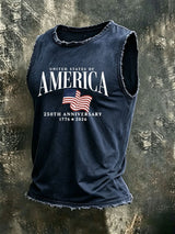 Men'S Casual Printed Vest