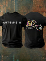 Men's  Fun Planet Print T-Shirt