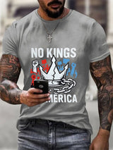 We Serve For The Country Not For The King Print  T-Shirt
