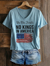 🔥Buy 3 Get 15% Off🔥Women's Casual Fashion American Kingless Printed T-Shirt