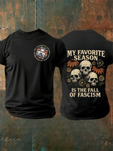 Men's MY FAVORITE SEASON Print  T-shirt