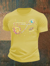 Men's  Fun Planet Print T-Shirt