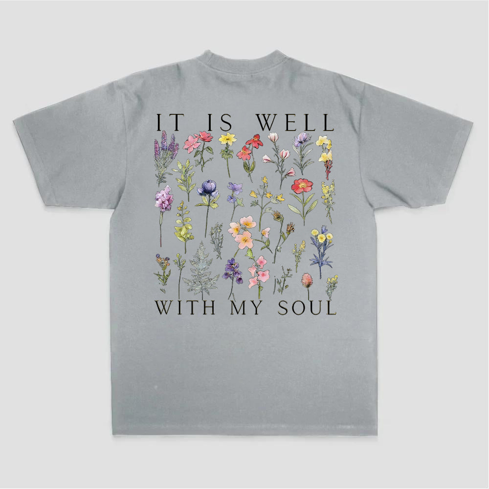 It Is Well With My Soul Printed Women's T-shirt