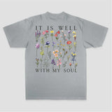 It Is Well With My Soul Printed Women's T-shirt