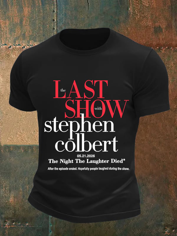 🔥Buy 3 Get 15% Off🔥Men's Retro Last Show Print T-Shirt