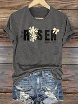 Women's  He is Risen Print T-Shirt