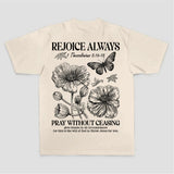 Rejoice Always Printed Women's T-shirt