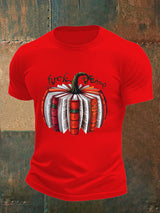 Men's  Fall Book Pumpkin DTF transfer - FDT, Fall Aesthetic print  T-Shirt