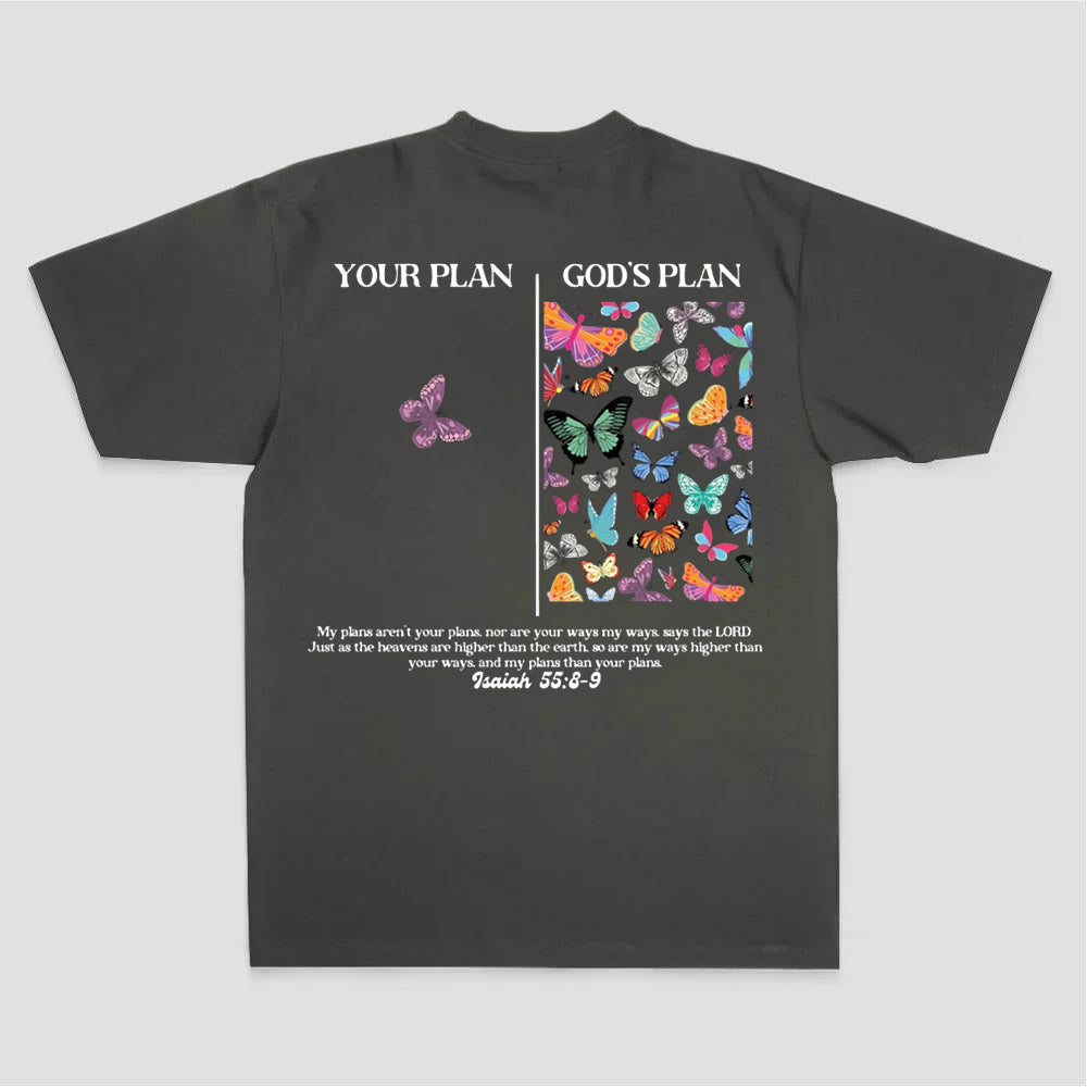 Your Plan God's Plan Printed Women's T-shirt