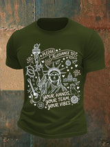 Men's Pledge Allegiance To Your Hands Your Team Your Vibes Shirt