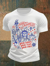 Men's Pledge Allegiance To Your Hands Your Team Your Vibes Shirt