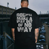 God Will Make A Way Out Of No Way Printed Men's T-shirt