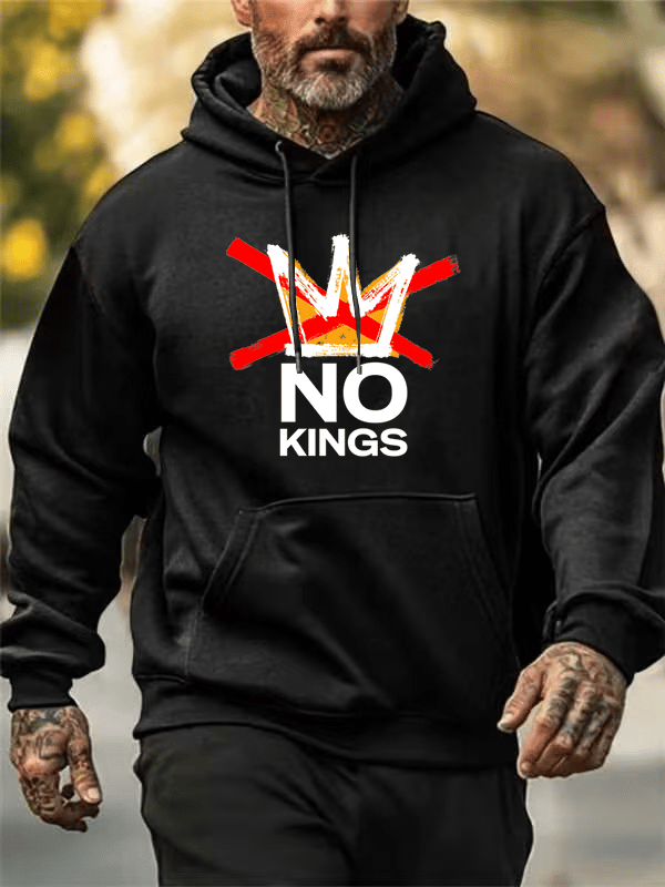 🔥Buy 3 Get 15% Off Men's  America has No Kings Printed Casual  Hoodies