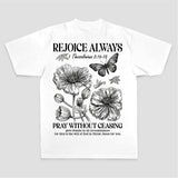 Rejoice Always Printed Women's T-shirt