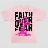 Faith Over Fear Printed Women's T-shirt
