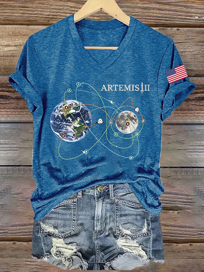 Women's  Artemis II Print Short-Sleeve T-Shirt