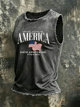 Men'S Casual Printed Vest