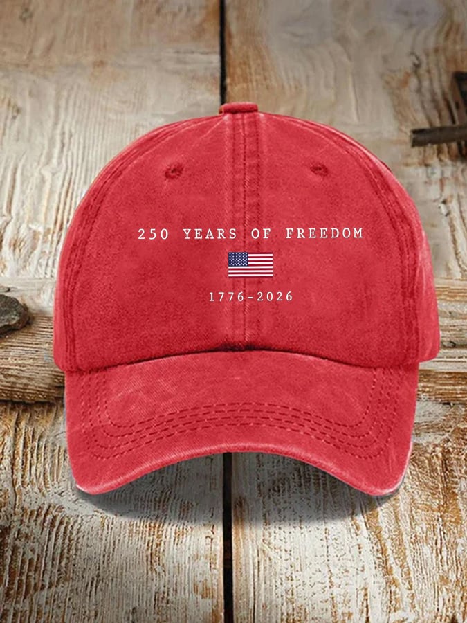Unisex America Flag Print Baseball Cap