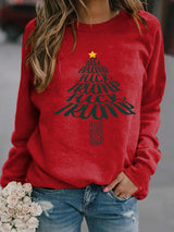 🔥Buy 3 Get 15% Off🔥Women's  Funny Christmas Tree With fdt   Sweatshirt