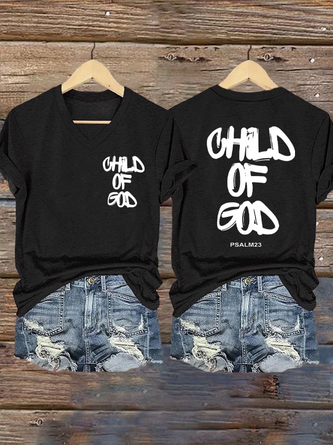 Women's Child Of God Print T-Shirt