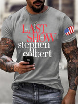 🔥Buy 3 Get 15% Off🔥Men's Retro Last Show Print T-Shirt